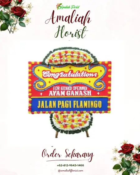 Sewa Papan Bunga Genjor